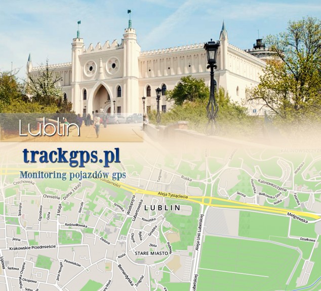 mapa lublin